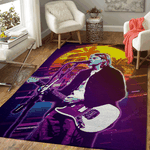 kurt cobain live 80s artwork music synthwave 80s art for fans area rug living room carpet rug regtangle carpet floor decor home decor 0