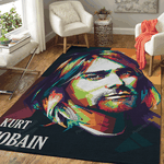 kurt cobain pop art music art for fans area rug living room carpet rug regtangle carpet floor decor home decor 0