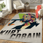 kurt cobain popart style music art for fans area rug living room carpet rug regtangle carpet floor decor home decor 0
