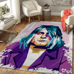 kurt cobain wpap music art for fans area rug living room carpet rug regtangle carpet floor decor home decor 0
