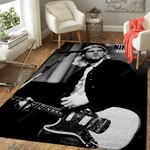 kurt donald cobain music art for fans area rug living room carpet rug regtangle carpet floor decor home decor 0