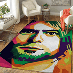 kurtcobain style fullcolor music popart art for fans area rug living room carpet rug regtangle carpet floor decor home decor 0