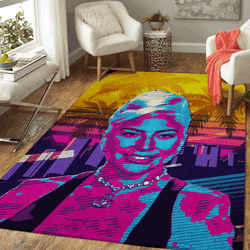 Lady Gaga Vintage Art Music Art For Fans Area Rug Living Room Carpet Rug Regtangle Carpet Floor Decor Home Decor