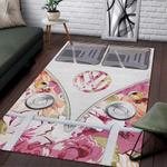 ladybug pattern print area rug living room rug home decor 0