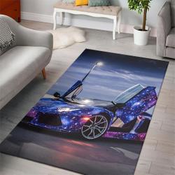 Lamborghini Aventador Galaxy Super Cars Fn200239 Area Rug Rug Regtangle Carpet Floor Decor Home Decor
