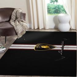 Lamborghini Logo Supercars Area Rugs Living Room Carpet Fn131206 Rug Regtangle Carpet Floor Decor Home Decor