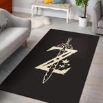 legend of zelda breath of the wild logo area rug living room rug home decor carpet 0