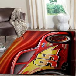 Lghtning Mcqueen Disney Cars Area Rugs Disney Movies Living Room Carpet Fn121217 Rug Regtangle Carpet Floor Decor Home Decor