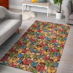 librarian library book lover pattern print area rug living room rug home decor 0