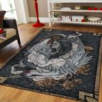 lion warrior area rug living room rug home decor 0
