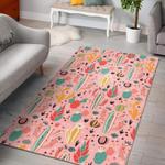 lizard leaf pattern print area rug living room rug home decor 0