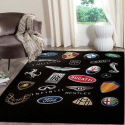 Logo Supercars Area Rugs Living Room Carpet Fn161227 Rug Regtangle Carpet Floor Decor Home Decor