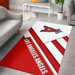 Los Angeles Angels Area Rug Mlb Baseball Team Logo Carpet Living Room Rugs V737