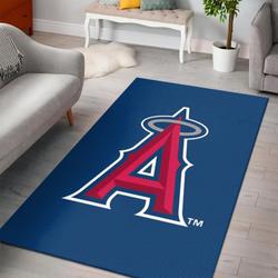 Los Angeles Angels Area Rug Mlb Baseball Team Logo Carpet Living Room Rugs V747