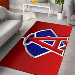 Los Angeles Angels Area Rug Mlb Baseball Team Logo Carpet Living Room Rugs V748