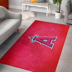 Los Angeles Angels Area Rug Mlb Baseball Team Logo Carpet Living Room Rugs V750