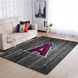 Los Angeles Angels Wooden Area Rug Mlb Baseball Carpet Living Room Rugs 4