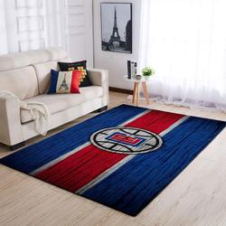 NBA Los Angeles Clippers Rectangle Rug Personalized Non-Slip Carpet Gift For Basketball Fans V5028