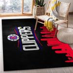 los angeles clippers nba 4 area rug living room and bed room rug rug regtangle carpet floor decor home decor 0