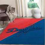 los angeles dodgers area rug mlb baseball team logo carpet living room rugs rug regtangle carpet floor decor home decor v717 0