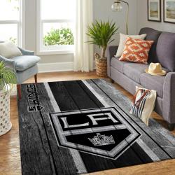 NHL Los Angeles Kings Rectangle Rug Personalized Non-Slip Carpet Gift For Ice Hockey Fans