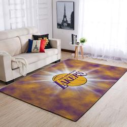 NBA Los Angeles Lakers Rectangle Rug Personalized Non-Slip Carpet Gift For Basketball Fans V527