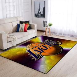 NBA Los Angeles Lakers Rectangle Rug Personalized Non-Slip Carpet Gift For Basketball Fans V529