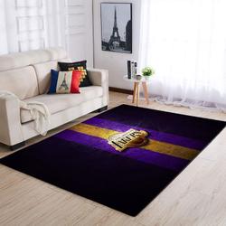 NBA Los Angeles Lakers Rectangle Rug Personalized Non-Slip Carpet Gift For Basketball Fans V530