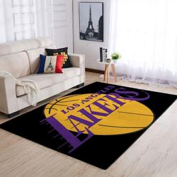 NBA Los Angeles Lakers Rectangle Rug Personalized Non-Slip Carpet Gift For Basketball Fans V531