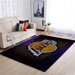 NBA Los Angeles Lakers Rectangle Rug Personalized Non-Slip Carpet Gift For Basketball Fans V532