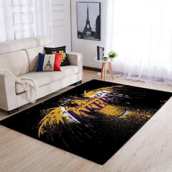 NBA Los Angeles Lakers Rectangle Rug Personalized Non-Slip Carpet Gift For Basketball Fans V533