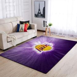 NBA Los Angeles Lakers Rectangle Rug Personalized Non-Slip Carpet Gift For Basketball Fans V537
