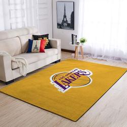 NBA Los Angeles Lakers Rectangle Rug Personalized Non-Slip Carpet Gift For Basketball Fans V548
