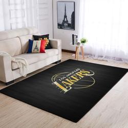 NBA Los Angeles Lakers Rectangle Rug Personalized Non-Slip Carpet Gift For Basketball Fans V553