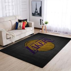 NBA Los Angeles Lakers Rectangle Rug Personalized Non-Slip Carpet Gift For Basketball Fans V554