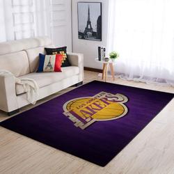 NBA Los Angeles Lakers Rectangle Rug Personalized Non-Slip Carpet Gift For Basketball Fans V556