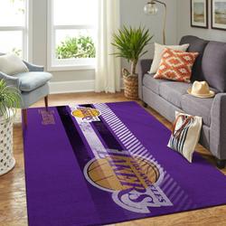 NBA Los Angeles Lakers Rectangle Rug Personalized Non-Slip Carpet Gift For Basketball Fans
