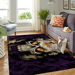 NBA Los Angeles Lakers Rectangle Rug Personalized Non-Slip Carpet Gift For Basketball Fans