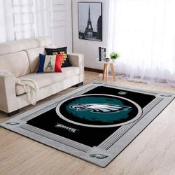 NFL Philadelphia Eagles Rectangle Rug Personalized Non-Slip Carpet Gift For Football Fans 1912289