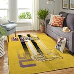lsu tigers area rug football team logo carpet living room rugs rug regtangle carpet floor decor home decor v6675 0