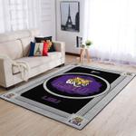 lsu tigers ncaa area rugs living room carpet team logo home rug regtangle carpet floor decor home decor 0