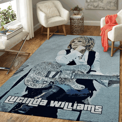 Lucinda Williams Country Music Art For Fans Area Rug Living Room Carpet Rug Regtangle Carpet Floor Decor Home Decor