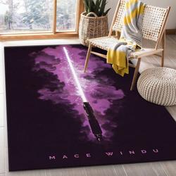 Mace Windu Star Wars Movie Rug Star Wars Lightsabers Area Rug Living Room