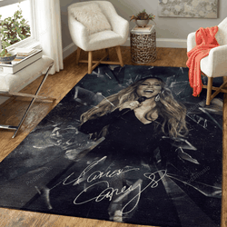 Mariah Carey Pop Music Collection Art For Fans Area Rug Living Room Carpet Rug Regtangle Carpet Floor Decor Home Decor
