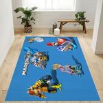 mario kart 4 area rug living room and bed room rug rug regtangle carpet floor decor home decor 0