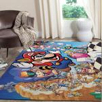 mario vs luigis superstar saga nintendo switch fn070229 gaming area rug rug regtangle carpet floor decor home decor 0
