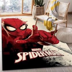 Marvel Avengers Spider Man Web Shooting Area Rug Living Room And Bed Room 