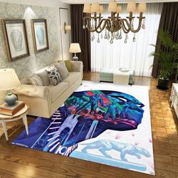 Marvel Comics Black Panther Rise Of The Black Panther Area Rug Living Room