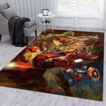 marvel comics mcu avengers in action area rug living room and bed room rug rug regtangle carpet floor decor home decor 0