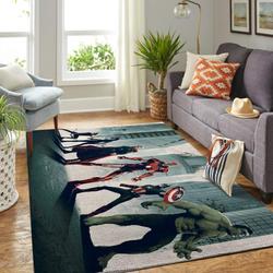 Marvel Superhero Area Rug Living Room Rug Home Decor Avengers Movie Ofd 1912078